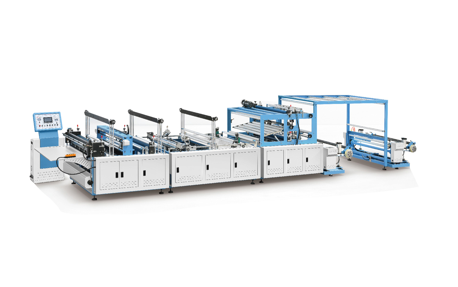 ZXL-1300雙放料無紡布制袋機(香蕉套袋、衛(wèi)浴潔具套袋、沙發(fā)套袋)